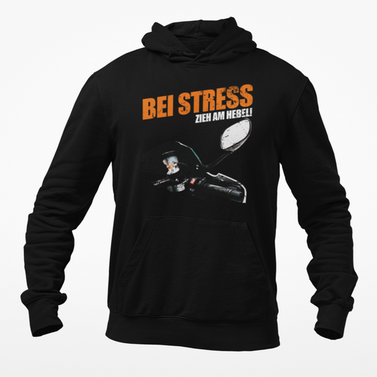 Bei Stress Classic Hoodie - Schwarz