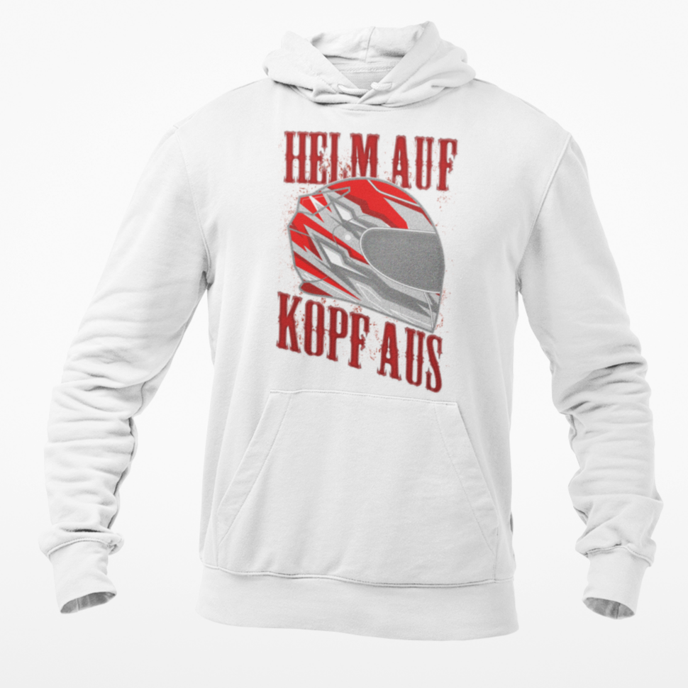 Kopf Aus Classic Hoodie Rot